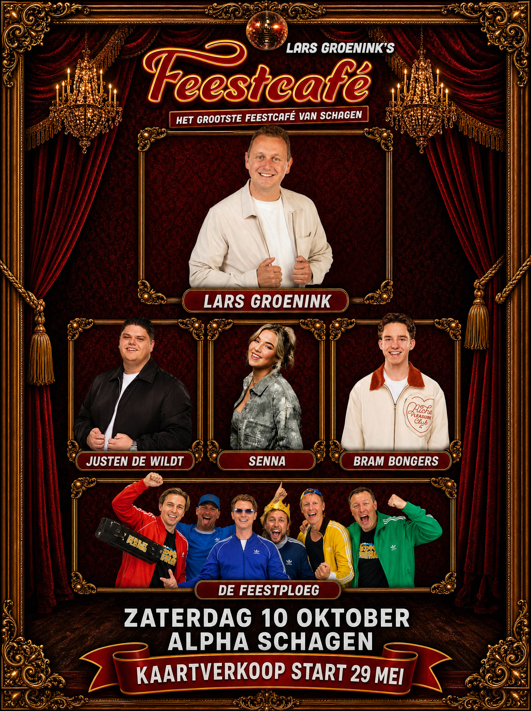 Line-up artiesten · Feed